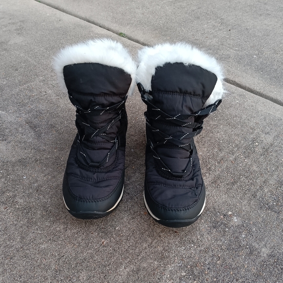 Sorel Whitney II Waterproof Short Lace Faux Fur Boots Girls 6½ (Wo.8) - Picture 3 of 11